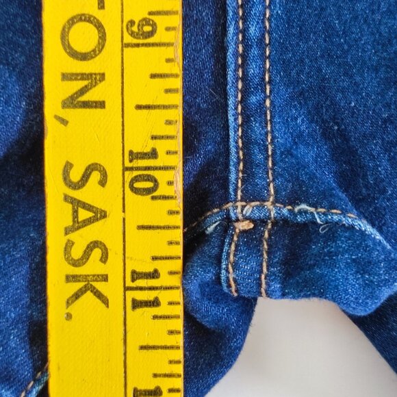 Lucky Brand Charlie jeans high rise boot crop denim blue women's size 6/28 - Picture 14 of 15